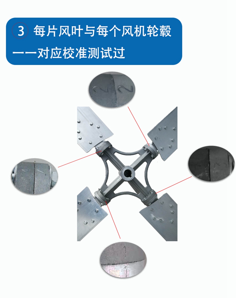 铝合金冷却塔风机运行平衡，维护方便重量轻 (图3)